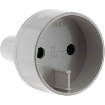 Adaptador de viagem Zenitech 240093 - Euro para EUA - Branco Adaptador de viagem Zenitech 240093 - Euro para EUA - Branco