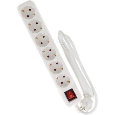 Model Zenitech - 6 gniazdek - Listwa zasilająca Model Zenitech - 6 gniazdek - Listwa zasilająca