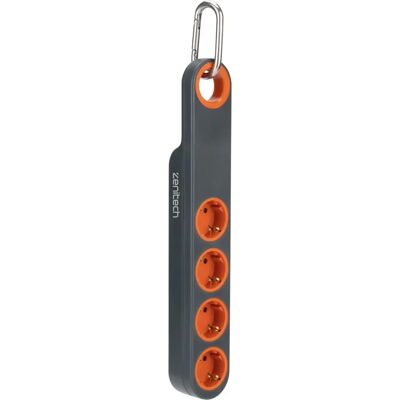 Listwa zasilająca Zenitech z 4 gniazdami, LED, kabel 4m Listwa zasilająca Zenitech z 4 gniazdami, LED, kabel 4m