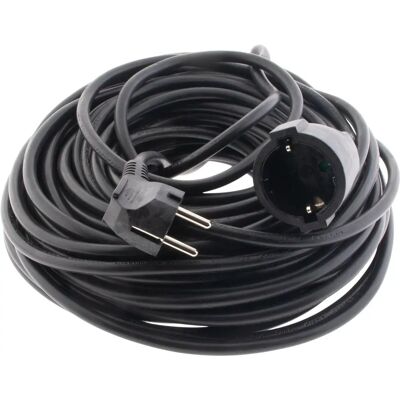 Zenitech - Cavo di prolunga 25m Nero HO5VVF 3G1.5mm² Zenitech - Cavo di prolunga 25m Nero HO5VVF 3G1.5mm²
