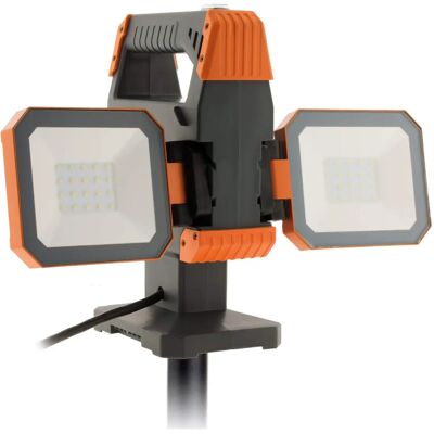 Lampa robocza Zenitech - regulowane statywy, obracalne lampy, porty USB Lampa robocza Zenitech - regulowane statywy, obracalne lampy, porty USB