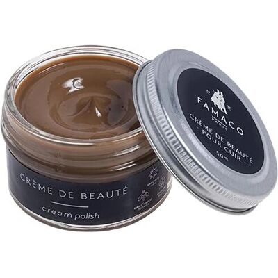 Famaco - Paris Creme de Beauté 330 Dark Noisette - 50 ml Crème pour chaussures - Publicité Famaco - Paris Creme de Beauté 330 Dark Noisette - 50 ml Crème pour chaussures - Publicité