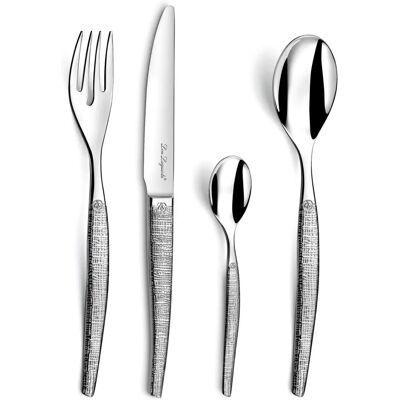 Lou Laguiole - Set di posate in acciaio inossidabile 24 pezzi - Tavola elegante Lou Laguiole - Set di posate in acciaio inossidabile 24 pezzi - Tavola elegante