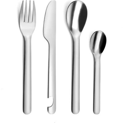 Amefa Mobil Edelstahl Besteck-Set - 18cm, 4 Stück Amefa Mobil Edelstahl Besteck-Set - 18cm, 4 Stück