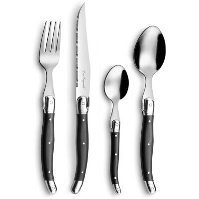 Lou Laguiole Rustic 24-teilig Bicolores Metallbesteckset Lou Laguiole Rustic 24-teilig Bicolores Metallbesteckset