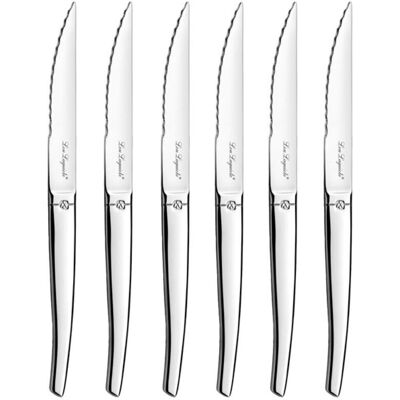 Lou Laguiole Jet 6 Couteaux Steak - Set de Couverts - Publicité Lou Laguiole Jet 6 Couteaux Steak - Set de Couverts - Publicité