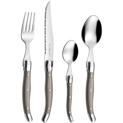 Laguiole TRADITION Bestekset - Taupe, 12 Stuks Laguiole TRADITION Bestekset - Taupe, 12 Stuks