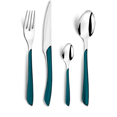Amefa Eclat - Set da 24 Posate - Blu Amefa Eclat - Set da 24 Posate - Blu
