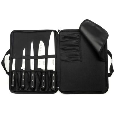 Sabatier Trompette - Trousse de 5 Couteaux de Cuisine - Publicité Sabatier Trompette - Trousse de 5 Couteaux de Cuisine - Publicité