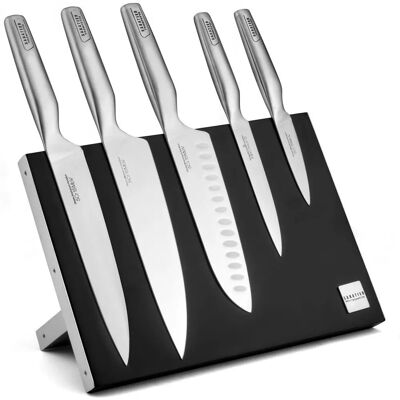 Set magnético de Sabatier Trompette 5 cuchillos - Juego de cuchillos de cocina Set magnético de Sabatier Trompette 5 cuchillos - Juego de cuchillos de cocina