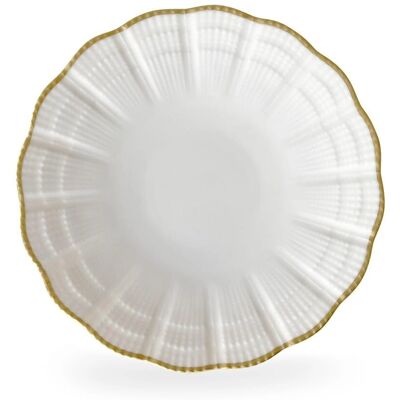 Médard de Noblat Corail Or Juego de 6 Platos de Pan en Porcelana Médard de Noblat Corail Or Juego de 6 Platos de Pan en Porcelana