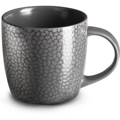 Médard De Noblat Coffret 6 tasses café & thé - Stone Gris - Publicité Médard De Noblat Coffret 6 tasses café & thé - Stone Gris - Publicité