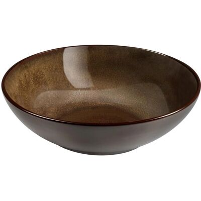 Médard de Noblat Feeling Bronze - Set 6 assiettes salade et pâtes - Publicité Médard de Noblat Feeling Bronze - Set 6 assiettes salade et pâtes - Publicité