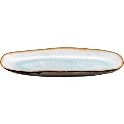 Ensemble de 6 Assiettes Ovale Médard de Noblat, Aqua - Publicité Ensemble de 6 Assiettes Ovale Médard de Noblat, Aqua - Publicité