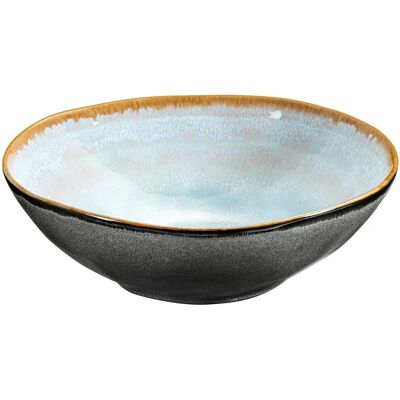 Médard de Noblat Shadow Aqua - Set van 6 diepe borden 19,5cm Médard de Noblat Shadow Aqua - Set van 6 diepe borden 19,5cm