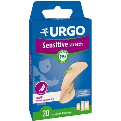 Assortiment Urgo Sensitive Stretch - Tampons de Pansements Assortiment Urgo Sensitive Stretch - Tampons de Pansements