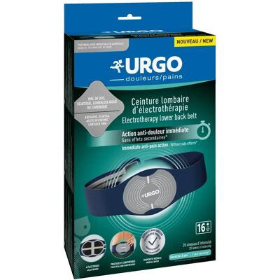 Cinta de Terapia Lombar Urgo com Intensidade Ajustável - Alívio da Dor nas Costas Cinta de Terapia Lombar Urgo com Intensidade Ajustável - Alívio da Dor nas Costas