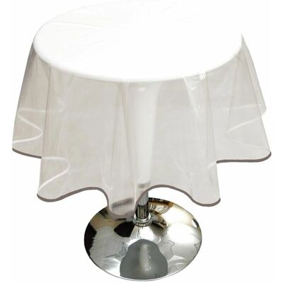Generic - Nappe ronde en PVC - Gris - 160 cm - Tablecloth - Publicité Generic - Nappe ronde en PVC - Gris - 160 cm - Tablecloth - Publicité