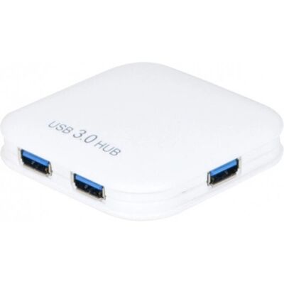 Hub USB 3.2 Exertis Connect 4 Ports Blanc - Publicité Hub USB 3.2 Exertis Connect 4 Ports Blanc - Publicité