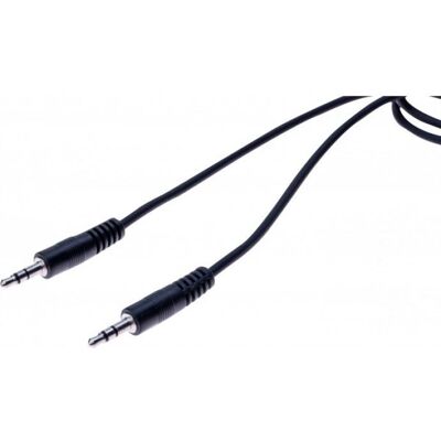 Exertis Connect Audiokabel - 1,5 m - Schwarz - 3,5 mm Stereo Klinke Exertis Connect Audiokabel - 1,5 m - Schwarz - 3,5 mm Stereo Klinke