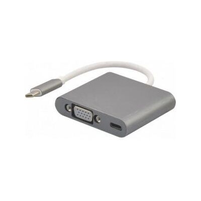 Adaptateur graphique USB Hypertec 127563-HY - USB-C vers VGA avec charge - Publicité Adaptateur graphique USB Hypertec 127563-HY - USB-C vers VGA avec charge - Publicité