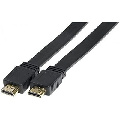 Câble HDMI Connect 128262 - 5m - Noir - Publicité Câble HDMI Connect 128262 - 5m - Noir - Publicité