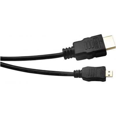Connect 128499 5 m HDMI Kabel - HDMI Typ A (Standard) zu HDMI Micro Typ D, vergoldet Connect 128499 5 m HDMI Kabel - HDMI Typ A (Standard) zu HDMI Micro Typ D, vergoldet