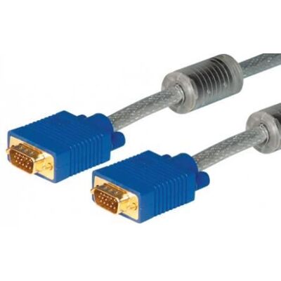 Tecline S-VGA MM 1m cavo VGA - VGA (D-Sub) - Blu, Grigio Tecline S-VGA MM 1m cavo VGA - VGA (D-Sub) - Blu, Grigio