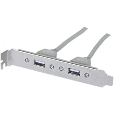 Exertis Connect USB 2.0 Schnittstellenkarte 2-Port Grau - USB Kabel Exertis Connect USB 2.0 Schnittstellenkarte 2-Port Grau - USB Kabel