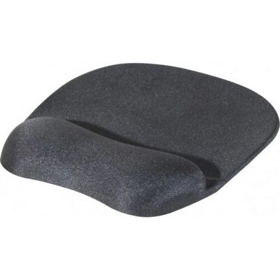 Tappetino mouse Hypertec Lite con supporto polso in gel - Nero Tappetino mouse Hypertec Lite con supporto polso in gel - Nero