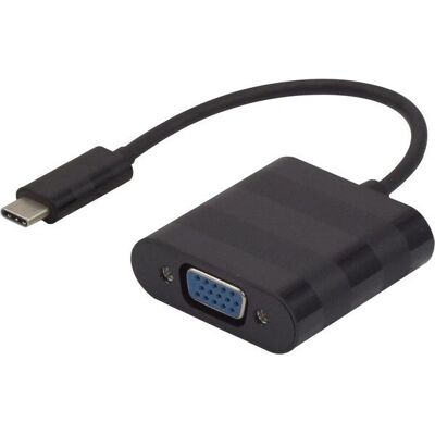 Dacomex Modèle 199014 Adaptateur USB-C à VGA - Câble vidéo - Publicité Dacomex Modèle 199014 Adaptateur USB-C à VGA - Câble vidéo - Publicité
