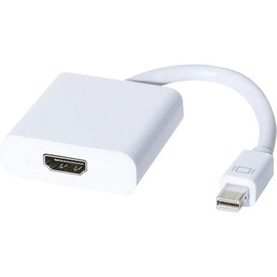 Adaptateur de câble vidéo Dacomex 199061 - Mini DisplayPort HDMI Blanc - Publicité Adaptateur de câble vidéo Dacomex 199061 - Mini DisplayPort HDMI Blanc - Publicité
