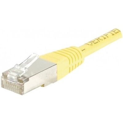 Câble réseau Dexlan 245560 - Jaune - 10m - Cat6 - F/UTP - Publicité Câble réseau Dexlan 245560 - Jaune - 10m - Cat6 - F/UTP - Publicité