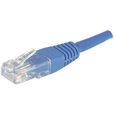 Câble réseau Connect 246700 Bleu 0,5 m Cat6 U/UTP Câble réseau Connect 246700 Bleu 0,5 m Cat6 U/UTP