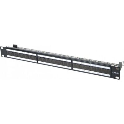 Hypertec 257019-HY Patch Panel - 24 Ports - Rack 19" - Blindé CAT6A - Publicité Hypertec 257019-HY Patch Panel - 24 Ports - Rack 19" - Blindé CAT6A - Publicité