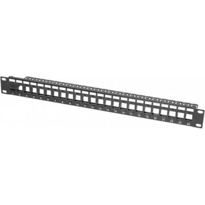 Tecline 258152 Patchpanel-Zubehör - Für 24 Keystone-Anschlüsse Tecline 258152 Patchpanel-Zubehör - Für 24 Keystone-Anschlüsse
