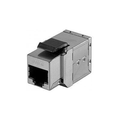 Dexlan Cat6 F/F - 1U F-connector (metallic) Dexlan Cat6 F/F - 1U F-connector (metallic)
