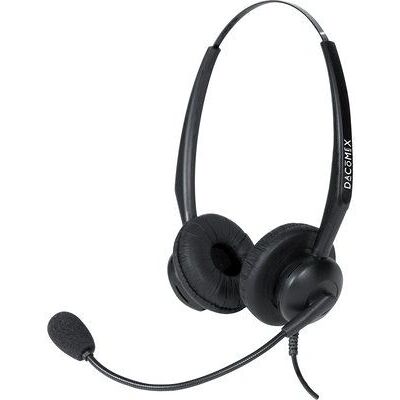 Casque filaire Dacomex 292011 - Appels/Musique USB Type-A Noir - Publicité Casque filaire Dacomex 292011 - Appels/Musique USB Type-A Noir - Publicité