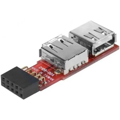 Adaptateur USB 2.0 Interne DEXLAN - Connexion Discrète à la Carte Mère - Publicité Adaptateur USB 2.0 Interne DEXLAN - Connexion Discrète à la Carte Mère - Publicité