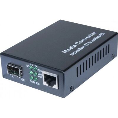 Adaptateur réseau Ethernet vers fibre Dexlan 311690 - Publicité Adaptateur réseau Ethernet vers fibre Dexlan 311690 - Publicité