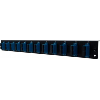 Accessoire de panneau de brassage Dexlan 395428 - Montage en rack, 12 ports, Noir & Bleu - Publicité Accessoire de panneau de brassage Dexlan 395428 - Montage en rack, 12 ports, Noir & Bleu - Publicité