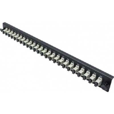 Dexlan Modèle 395433 - Panneau de brassage fibre 24 ports - Montage en rack 1U - Publicité Dexlan Modèle 395433 - Panneau de brassage fibre 24 ports - Montage en rack 1U - Publicité