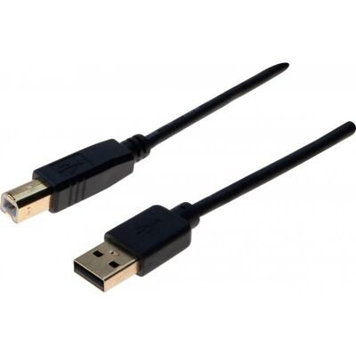 Hypertec 532431-HY Cable USB - 2 m USB 2.0 - De USB A a USB B - Negro Hypertec 532431-HY Cable USB - 2 m USB 2.0 - De USB A a USB B - Negro