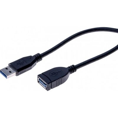 Exertis Connect USB 3.2 Gen 1 3m Kabel - USB A - Schwarz Exertis Connect USB 3.2 Gen 1 3m Kabel - USB A - Schwarz