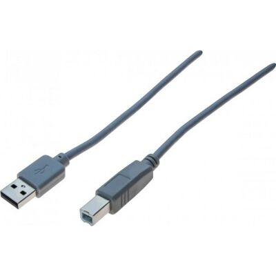 Hypertec - 532511-HY - USB 2.0 A-B - Gris 1 m - Câble USB - Publicité Hypertec - 532511-HY - USB 2.0 A-B - Gris 1 m - Câble USB - Publicité