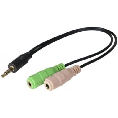 LOGON 0,3 m Audiokabel - 3,5 mm Stereo - Schwarz, Grün, Pink LOGON 0,3 m Audiokabel - 3,5 mm Stereo - Schwarz, Grün, Pink