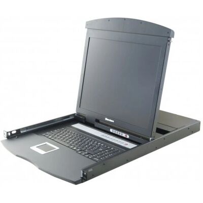 Console Rack Dexlan 751908 - 48,3cm 19" TFT USB VGA - Publicité Console Rack Dexlan 751908 - 48,3cm 19" TFT USB VGA - Publicité