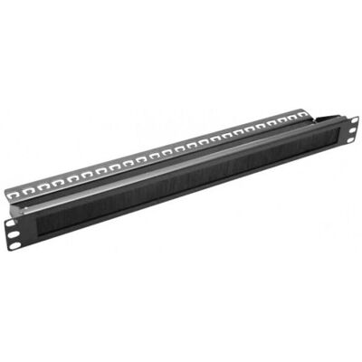 Dexlan 754451 Organisateur de câbles Rack Support de câbles - 1U - Noir - Publicité Dexlan 754451 Organisateur de câbles Rack Support de câbles - 1U - Noir - Publicité
