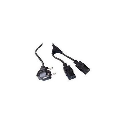 Câble d'alimentation Dexlan 808410 - Noir - 1,8 m - Type F - Attache C13 - Publicité Câble d'alimentation Dexlan 808410 - Noir - 1,8 m - Type F - Attache C13 - Publicité