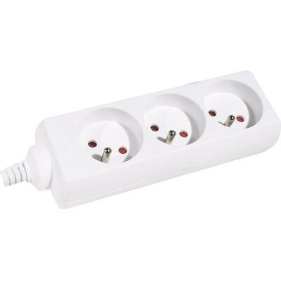 Dexlan 808530 Rallonge électrique - 3 prises, 1,5 m, Intérieur - Publicité Dexlan 808530 Rallonge électrique - 3 prises, 1,5 m, Intérieur - Publicité